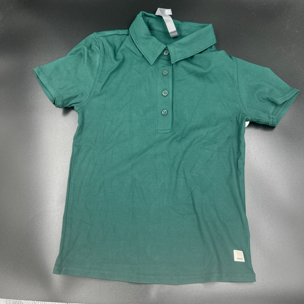 Vuori Green Short Sleeve Polo Shirt